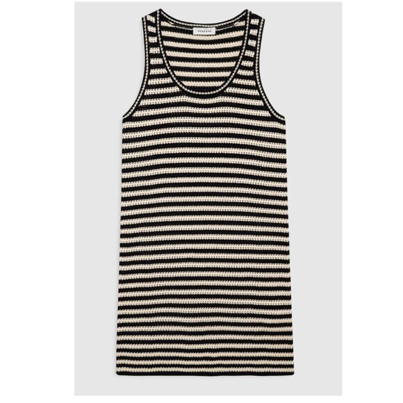 Anine Bing Striped Knit Mini Dress - Picture 3 of 10